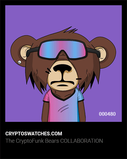 The CryptoFunk Bears Collaboration - N0. 000480
