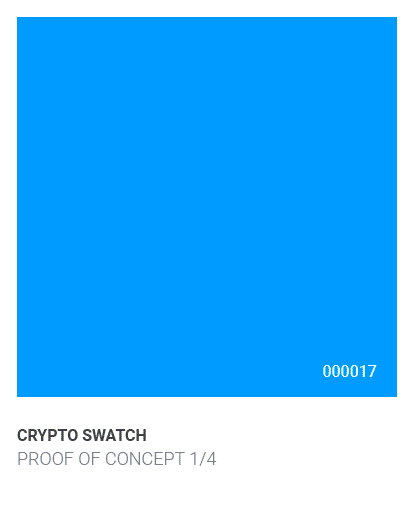 Crypto Swatch - Proof of Concept 1/4