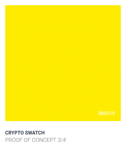 Crypto Swatch - Proof of Concept 3/4