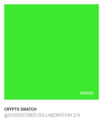 Crypto Swatch, @DucksCyber Collaboration 2/4