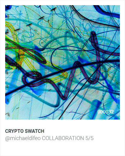 Crypto Swatch, @michaeldifeo Collaboration 5/5