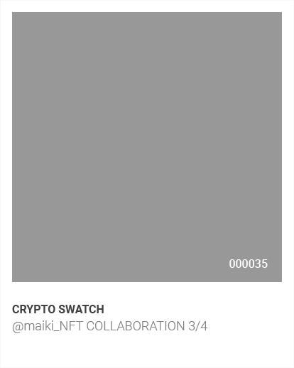 Crypto Swatch, @maik_NFT Collaboration 3/4