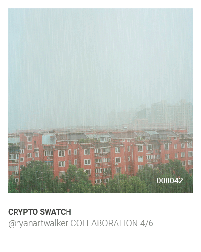 Crypto Swatch, @ryanartwalker Collaboration