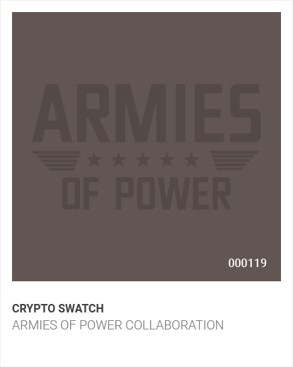 Armies of Power Collaboration - No. 000119