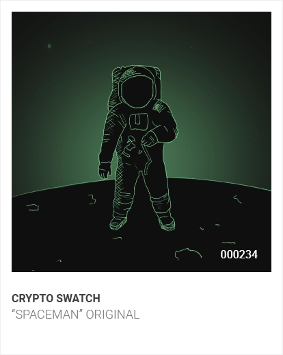 @CryptoSwatches Original: "Spaceman" - No. 000234