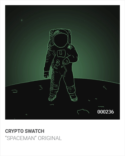 @CryptoSwatches Original: "Spaceman" - No. 000236
