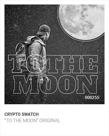 @CryptoSwatches Original: "To The Moon" - No. 000255